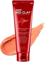 Missha Amazon Red Clay Pore Pack Foam Cleanser čisticí pěna s jílem 120 ml