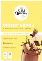 SLIM Queen Dietní nápoj čokoláda-banán 396 g