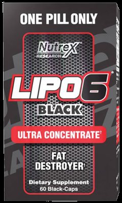 Nutrex Lipo 6 Black unflavored 60 kapslí 60 ks