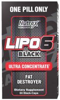 Nutrex Lipo 6 Black unflavored 60 kapslí 60 ks