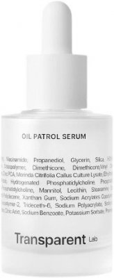 Transparent Lab Oil Patrol Sérum matující 30 ml