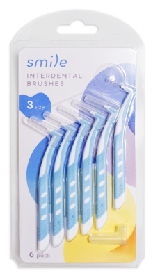 Smile mezizubní kartáčky 0,6 mm - vhodné pro rovnátka 6 ks