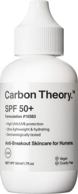 Carbon Theory SPF 50+ krém na opalování 50 ml