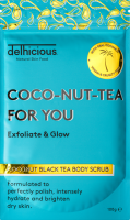Delhicious Coconut Black Tea Body Scrub 100 g