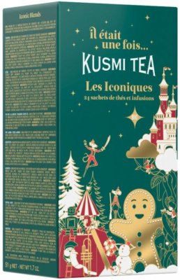 Kusmi Tea dárkový sada Vánoční ikony 2023, Bio, 24 sáčků