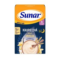 Sunar mléčná krupicová kaše na dobrou noc vanilková 210 g