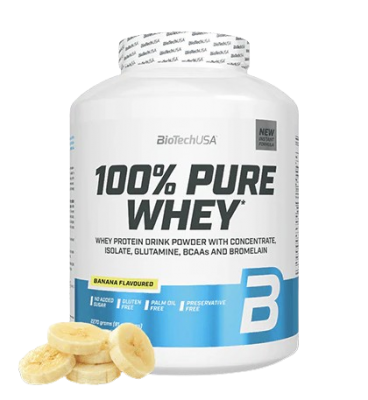 BioTech 100% Pure Whey Banán 2270 g