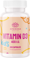 Aporosa kids Vitamín D3 400 I.U. 100 kapslí