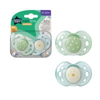 Tommee Tippee C2N silikon Night modrá 2 ks