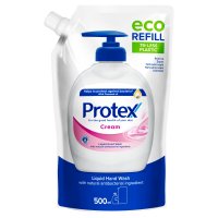 Protex Cream tekuté mýdlo s přirozenou antibakteriální ochranou náhradní náplň 500 ml
