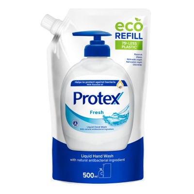 Protex Fresh Tekuté mýdlo s přirozenou antibakteriální ochranou - náhradní náplň 500 ml Protex Fresh Tekuté mýdlo s přirozenou antibakteriální ochranou - náhradní náplň 500 ml
