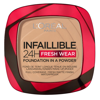 L'Oréal Paris Infaillible 24h fresh wear Foundation in powder make up v pudru 140, 9 g