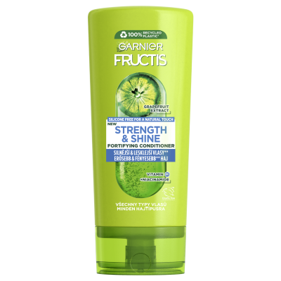 Garnier Fructis Strength & Shine Posilující balzám pro všechny typy vlasů bez lesku a síly, 200 ml