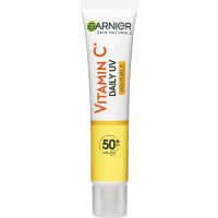 Garnier Skin Naturals Vitamin C denní rozjasňující UV fluid SPF 50+ invisible, 40 ml