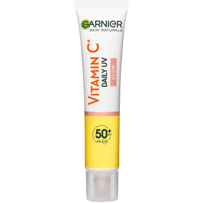 Garnier Skin Naturals Vitamin C denní rozjasňující UV fluid SPF 50+ glow, 40 ml
