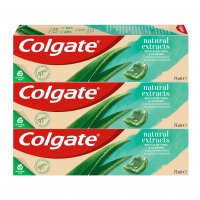 Colgate Natural Extracts Aloe Vera zubní pasta 3 x 75 ml