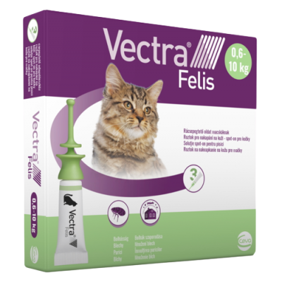 VECTRA Felis spot-on pro kočky (0,6-10 kg), 3 pipety