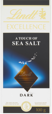 Lindt Excellence Hořká čokoláda s mořskou solí 100 g