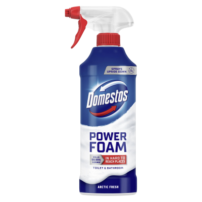 Domestos Power Foam Arctic Pěnový čistič toalet a koupelen 435 ml