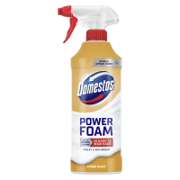 Domestos Power Foam Citrus Blast Pěnový čistič toalet a koupelen 435 ml Domestos Power Foam Citrus Blast Pěnový čistič toalet a koupelen 435 ml
