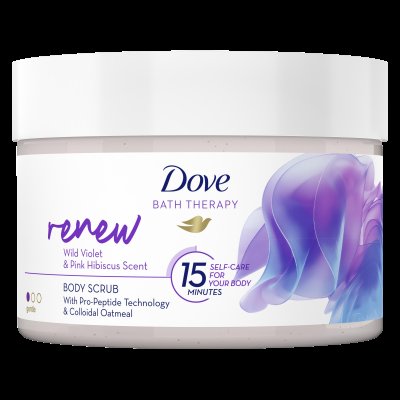 Dove Bath Therapy Renew (Body Scrub) Tělový peeling 295 ml