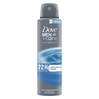 DOVE MEN+CARE Advanced Clean Comfort Antiperspirant sprej 150 ml