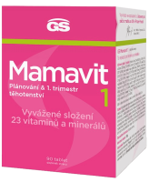 GS Mamavit 1 Plánování a 1.trimestr 90 tablet