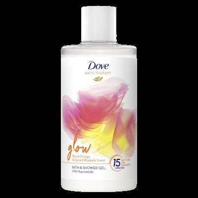 Dove Bath Therapy Glow Pěna do koupele a sprchový gel 400 ml