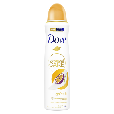 Dove Advanced care marakuja & citronová tráva antiperspirant sprej 150 ml Dove Advanced care marakuja & citronová tráva antiperspirant sprej 150 ml