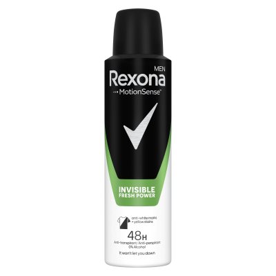 Rexona Men Invisible Fresh & Power Antiperspirant sprej 150 ml