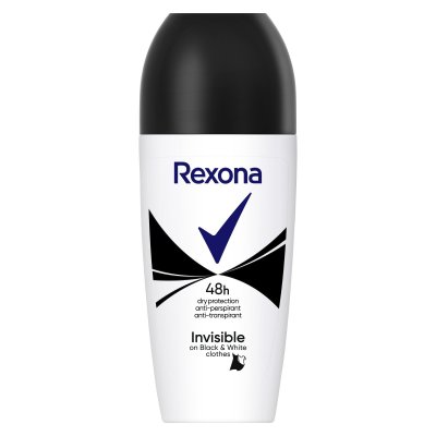 Rexona Invisible Black + White Roll-on 50 ml