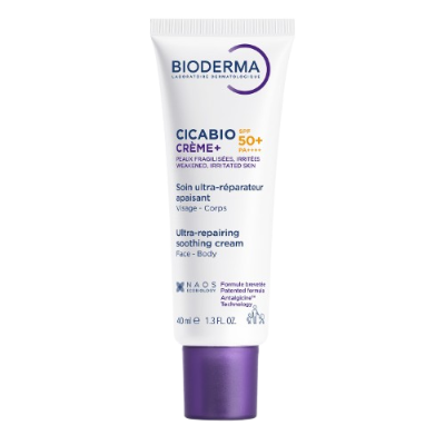Bioderma Cicabio Krém+ SPF 50+ zklidňující a obnovující krém 40 ml