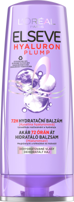 L'Oréal Paris Elseve Hyaluron Plump 72H hydratační balzám s kyselinou hyaluronovou, 300 ml