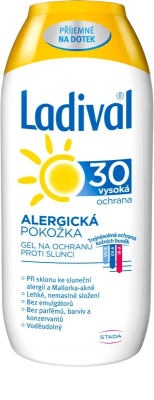 Ladival Allerg SPF30 Gel na opalování 200 ml