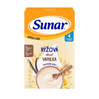 Sunar Mléčná rýžová kaše vanilková 210 g