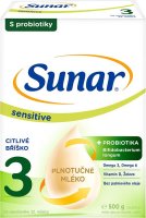 Sunar Sensitive 3 batolecí mléko, 500 g