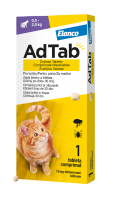 AdTab 12 mg Žvýkací tablety pro kočky >0,5 – 2,0kg 1 ks
