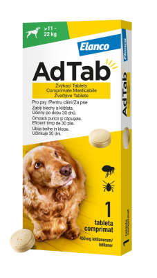AdTab 450mg Žvýkací tableta pro psy 11 - 22kg
