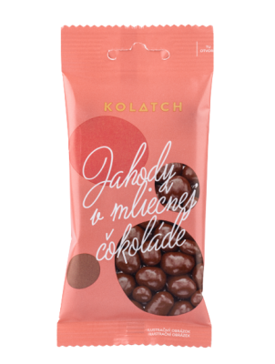 Kolatch Dražé - Jahody v mléčné čokoláde 35 g