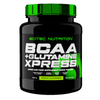 SciTec Nutrition BCAA+Glutamine Xpress jablko 600 g