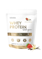 Venira whey protein jahoda a vanilka 1000 g
