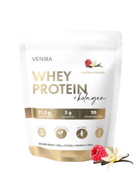 Venira whey protein jahoda a malina 1000 g