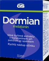 GS Dormian GS Dormian melatonin, 30 kapslí