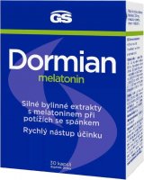 GS Dormian GS Dormian melatonin, 30 kapslí