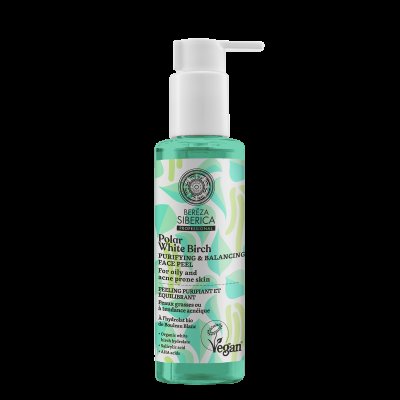 Natura Siberica Čisticí a vyrovnávací peeling na obličej 145 ml