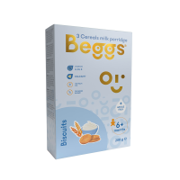 Beggs Mléčná 3 zrnná kaše se sušenkami 200 g