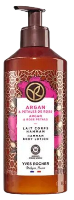 YVES ROCHER Tělové mléko Argan & růže z Maroka 390 ml