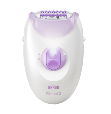 Braun Silk·épil 3, Epilátor 3-000, Fialový