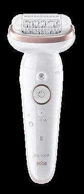 BRAUN Silk·épil 9, Epilátor 9-000, Bílý/Růžový