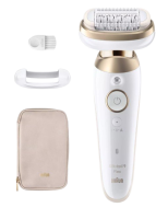 Braun Silk·épil 9 Flex, Epilátor 9-011 3D, Bílý/Zlatý